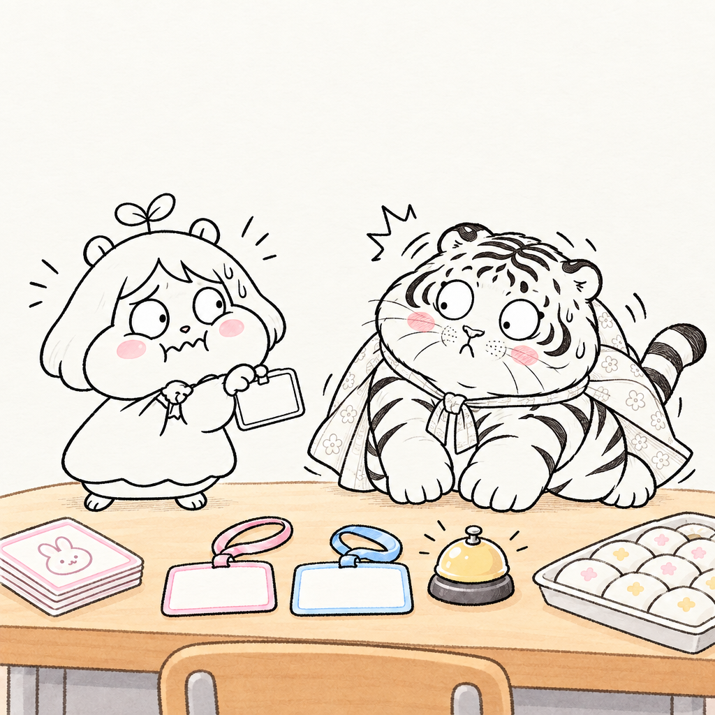 잠깐만, 말 체크!