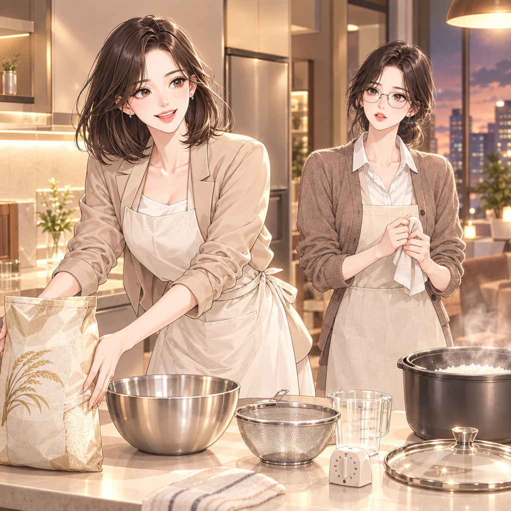 퇴근 직후의 조급함이 하나의 손을 재촉합니다. 첫 물에는 불순물이 많을 수 있어 오래 닿게 하지 않고 바로 따라 버립니다.