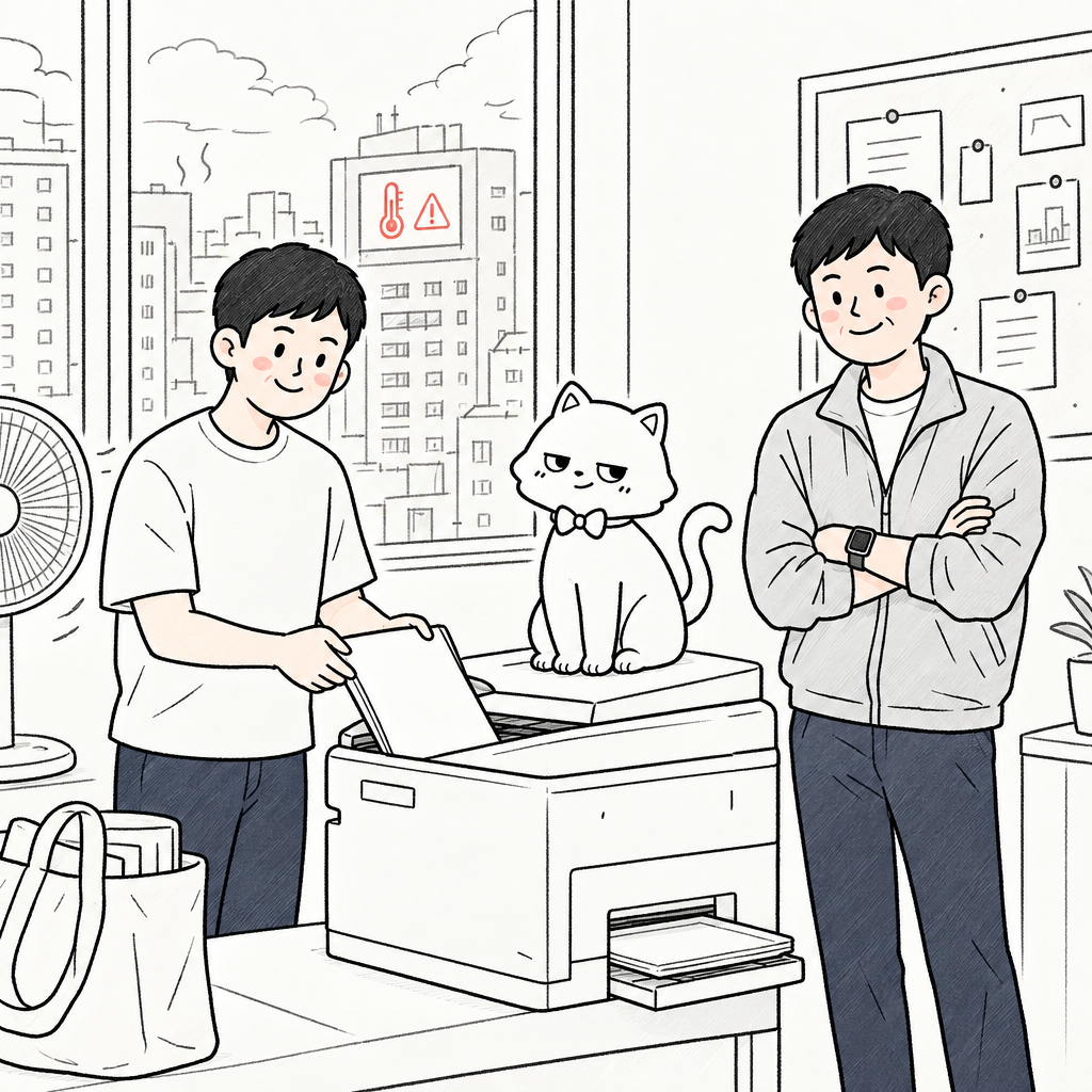 첫 문장은 하루 날씨와 장기 기후를 구분해야 했습니다. 기후 변화는 지구 평균 기온이 점진적으로 상승하면서 전지구적 기후 패턴이 급격히 바뀌는 현상이라서, 단순히 오늘 더운 날을 뜻하지 않습니다.