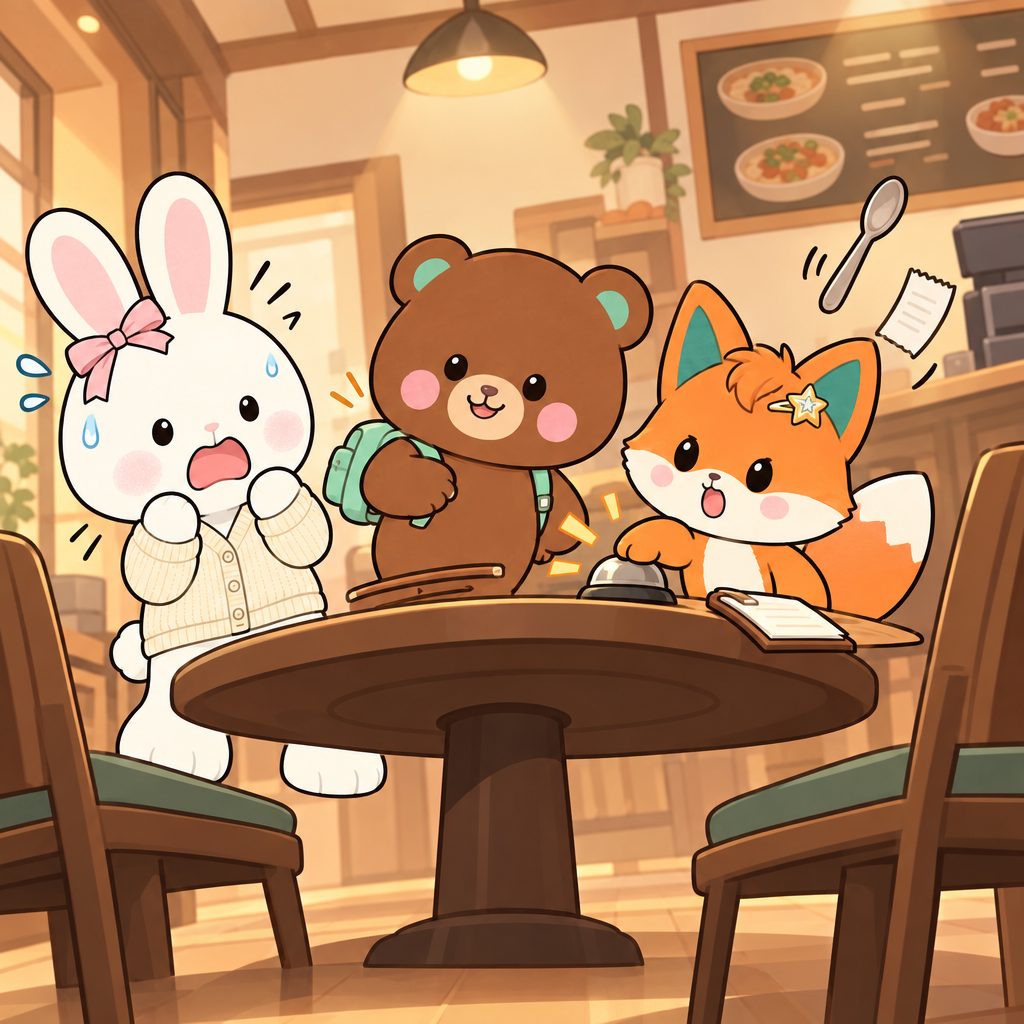 레스토랑에서 표지