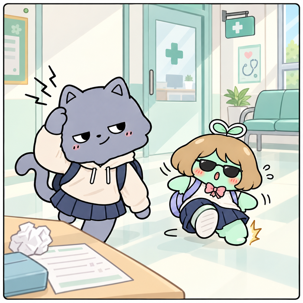 건강과 병원 표지