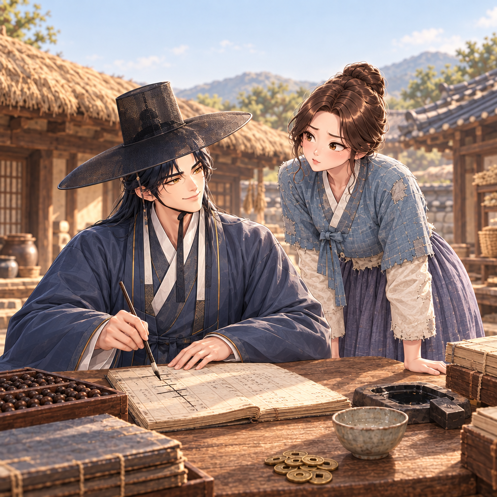 허생은 ‘저축’을 지우고 ‘연금’으로 고쳤습니다. 연금은 노후에 정기적으로 받는 돈이라는 뜻이라서, 아내의 계산이 달라졌습니다.