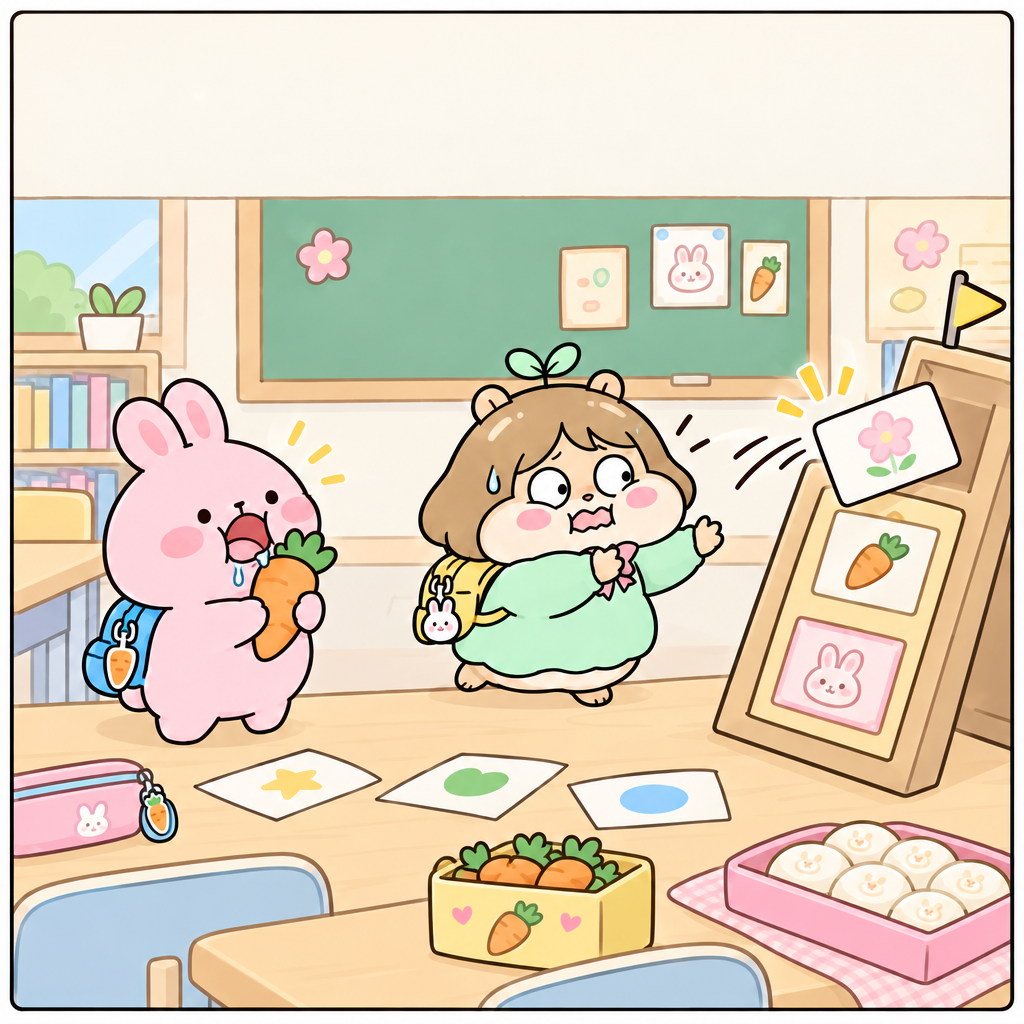 꽃이는 주어 칸이지!
