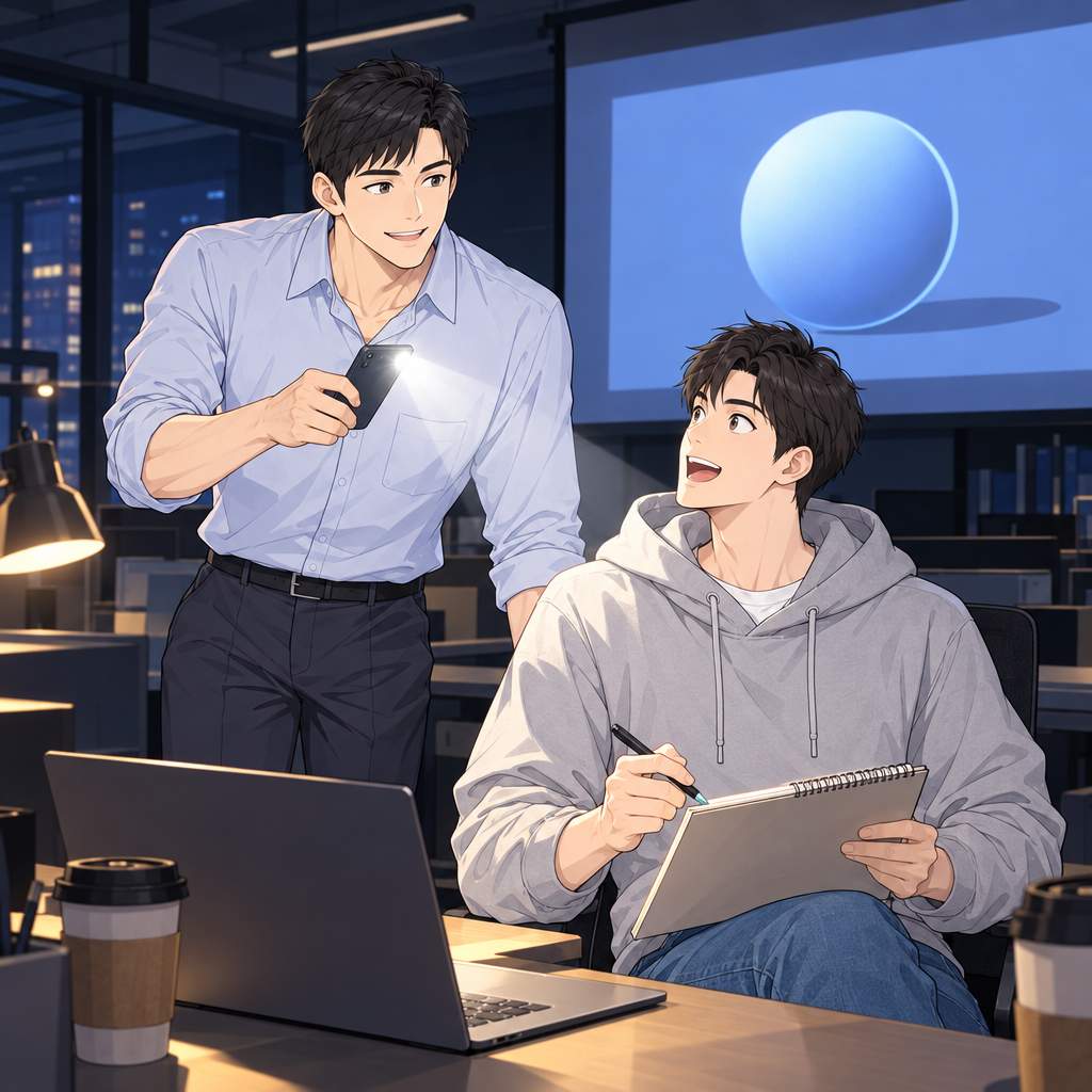 명암과 입체감 표지