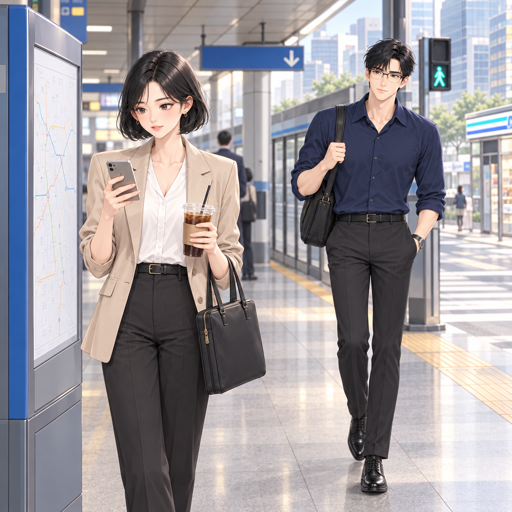 Mina needed Exit 3 before the meeting deadline. She changed the destination, but kept the useful question pattern.