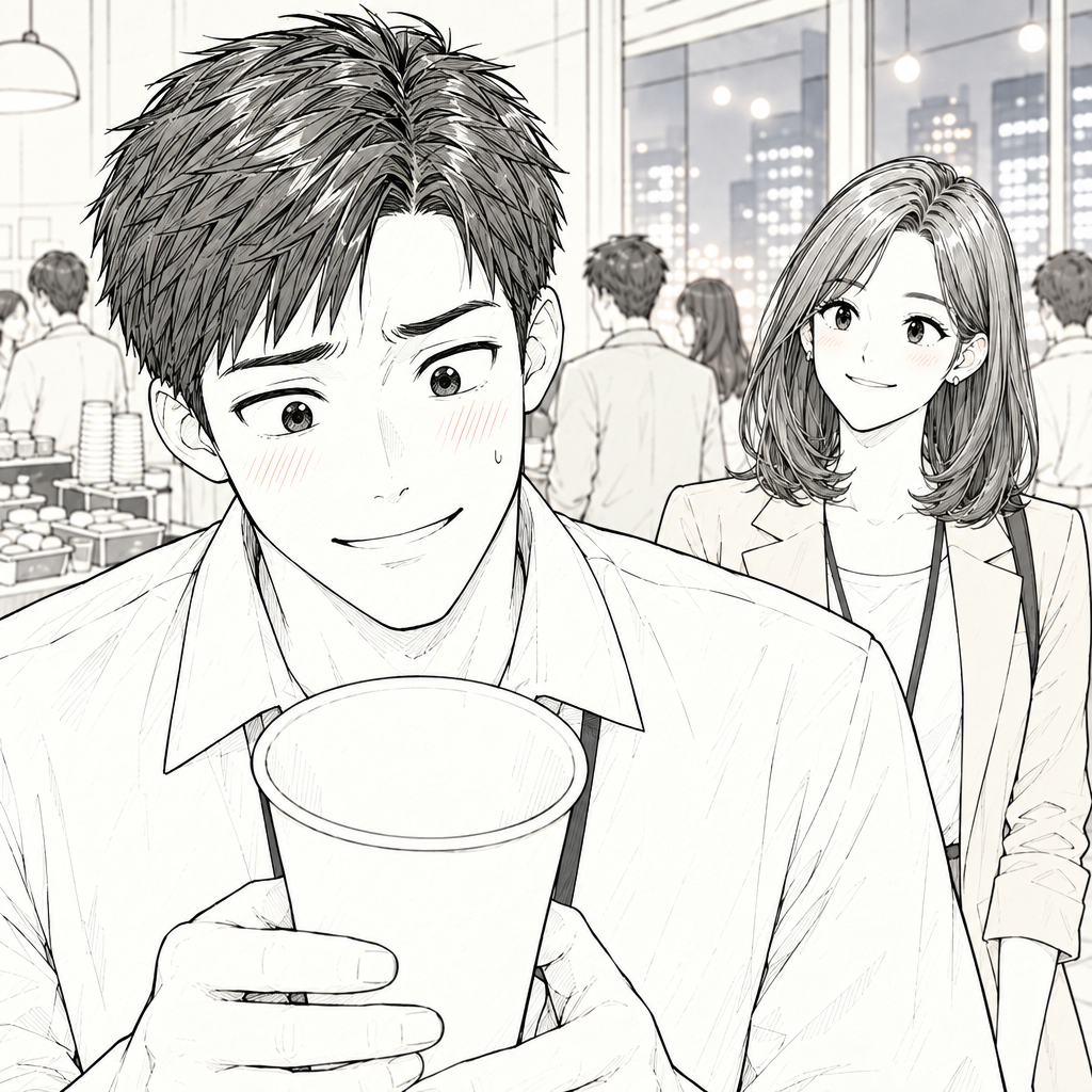 준 컵은 비어 있었고 대화도 비어 버렸습니다. 상대에게 다시 물을 때는 我呢가 아니라 你呢를 써야 질문이 상대에게 향합니다.