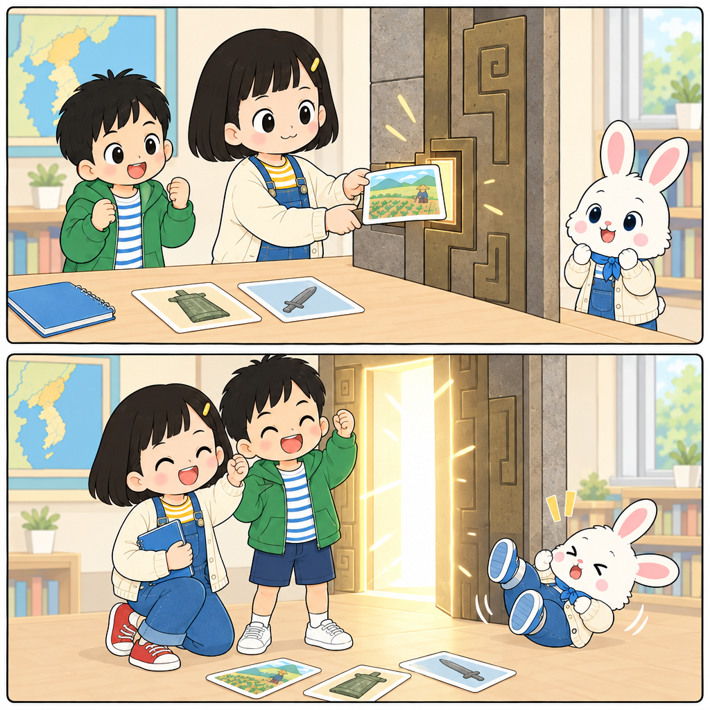 농경 문화와 청동기 문화 세력이 통합되자 첫 문이 열렸다. 이것이 고조선이 기원전 10세기경 성립한 배경이다.
