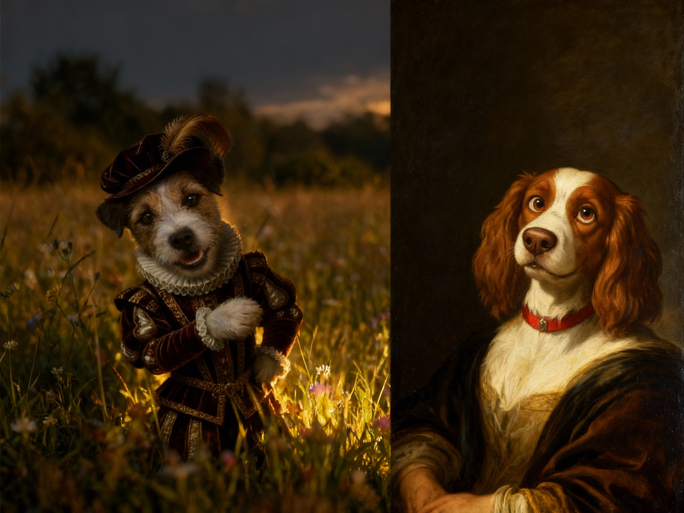 Pet portrait example