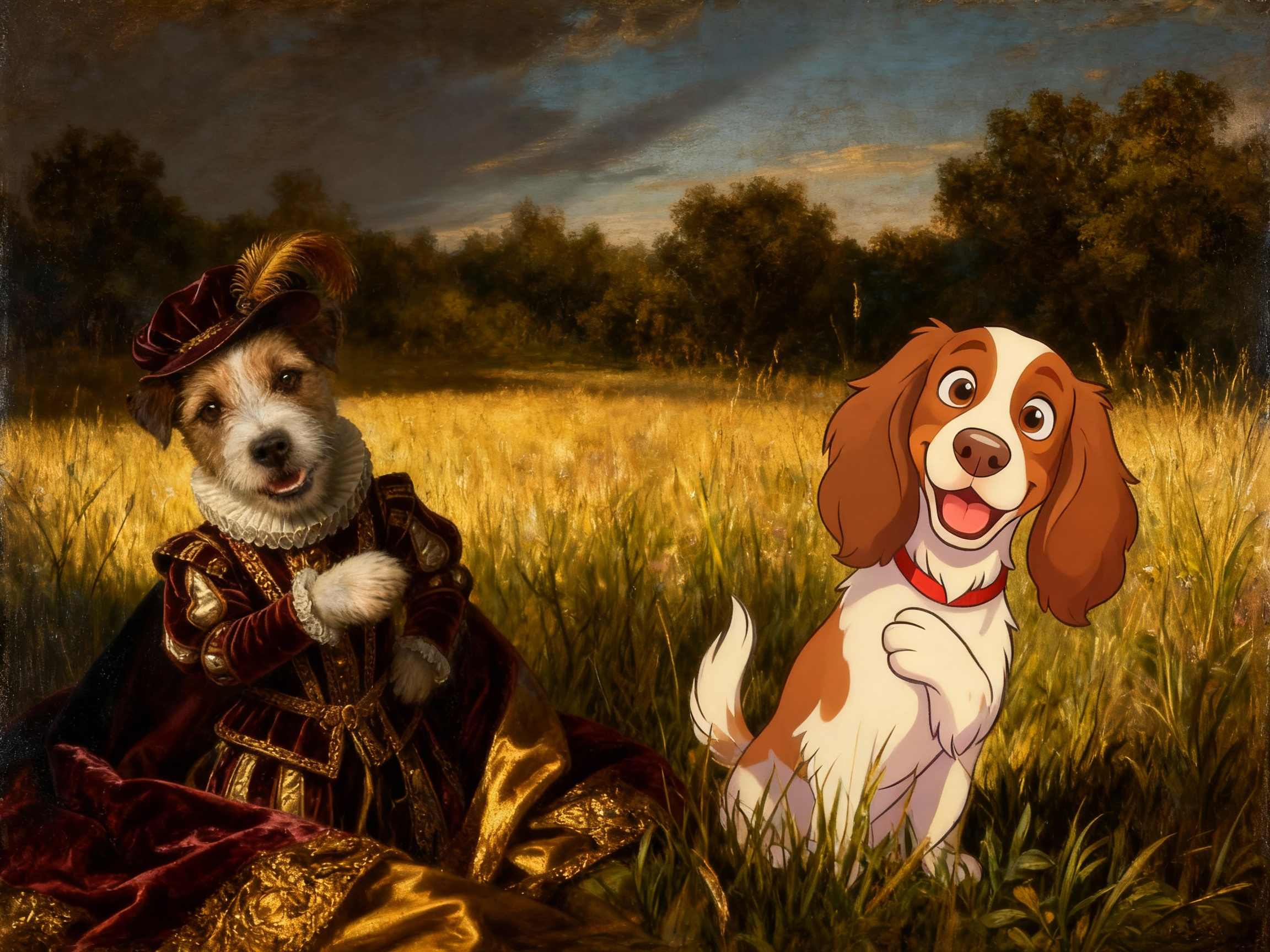 Pet portrait example
