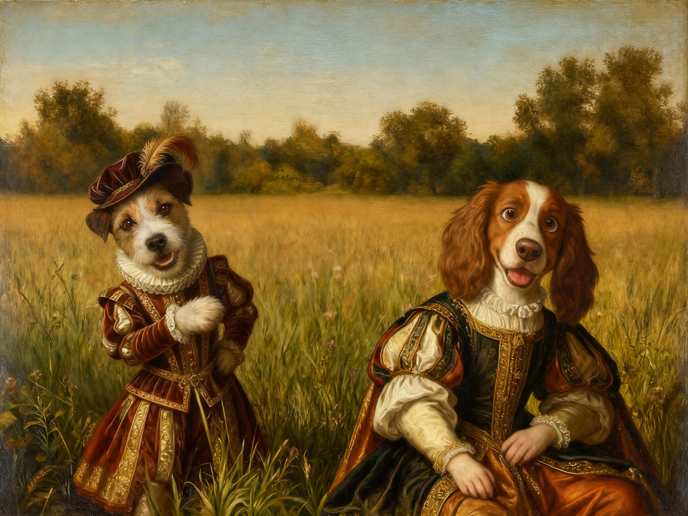 Pet portrait example