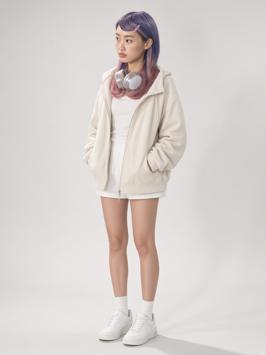 LUXE, full-body portrait