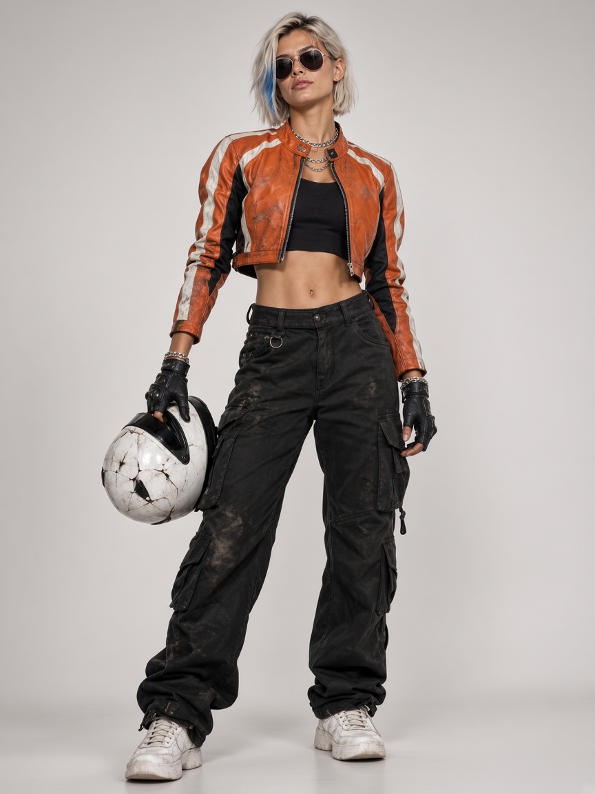 Mila Volt, full-body portrait
