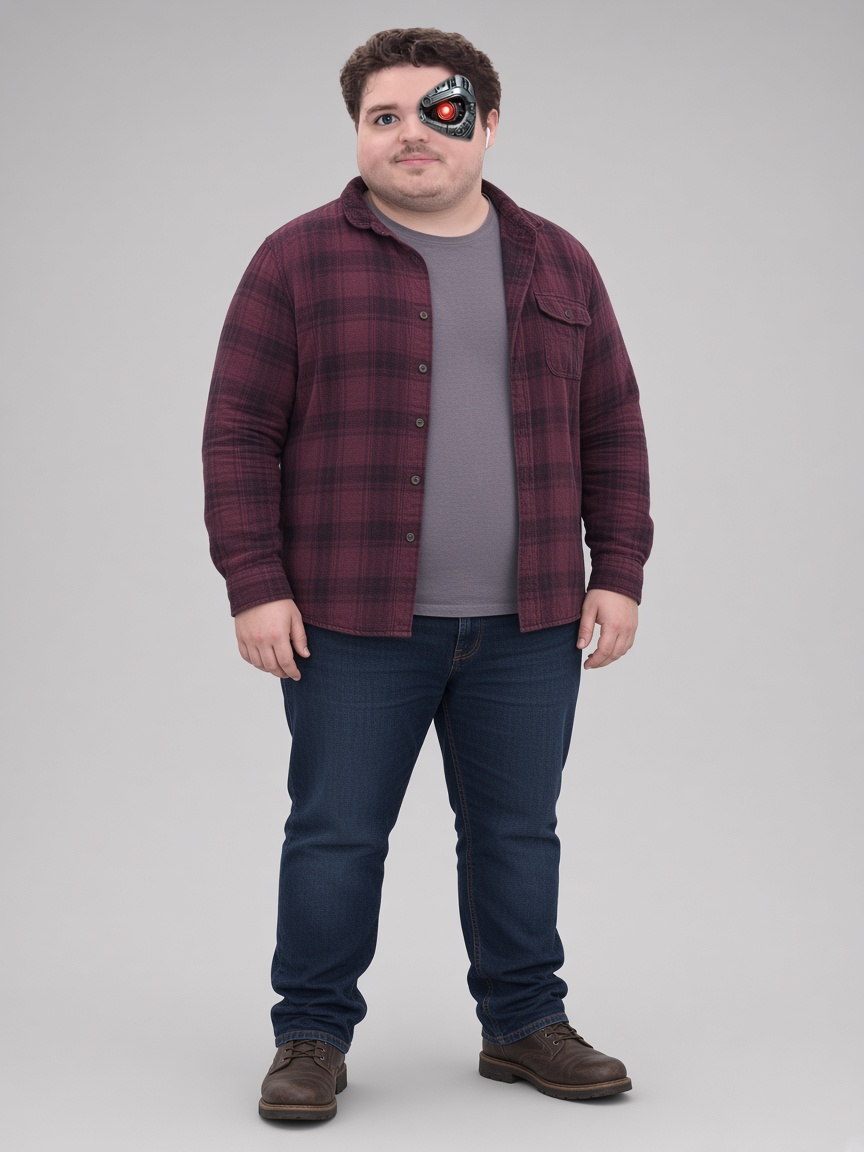 DUVAL, full-body portrait