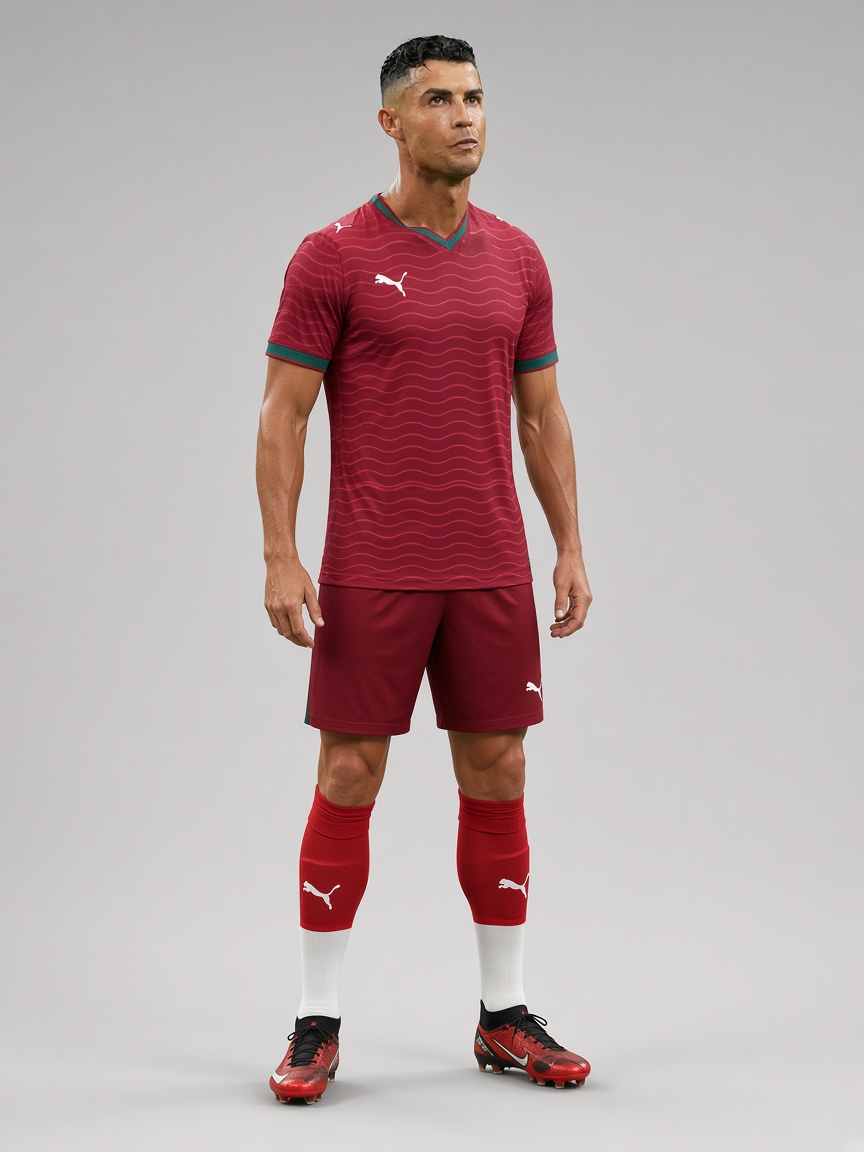 CR7, full-body portrait
