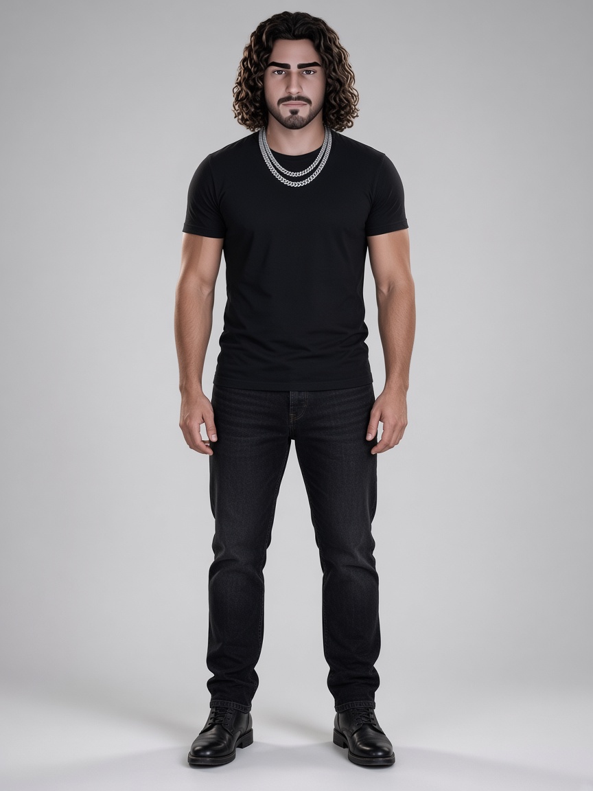 The Mentor, full-body portrait
