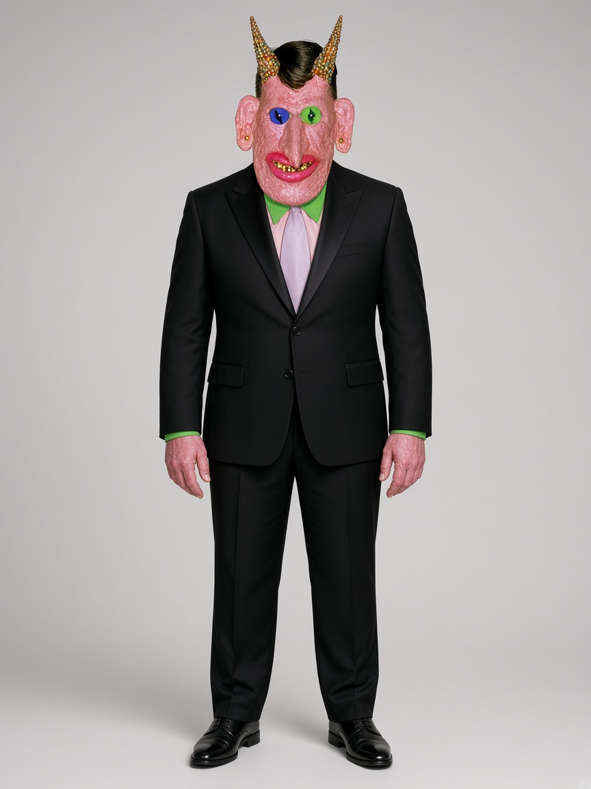 BigMike, full-body portrait