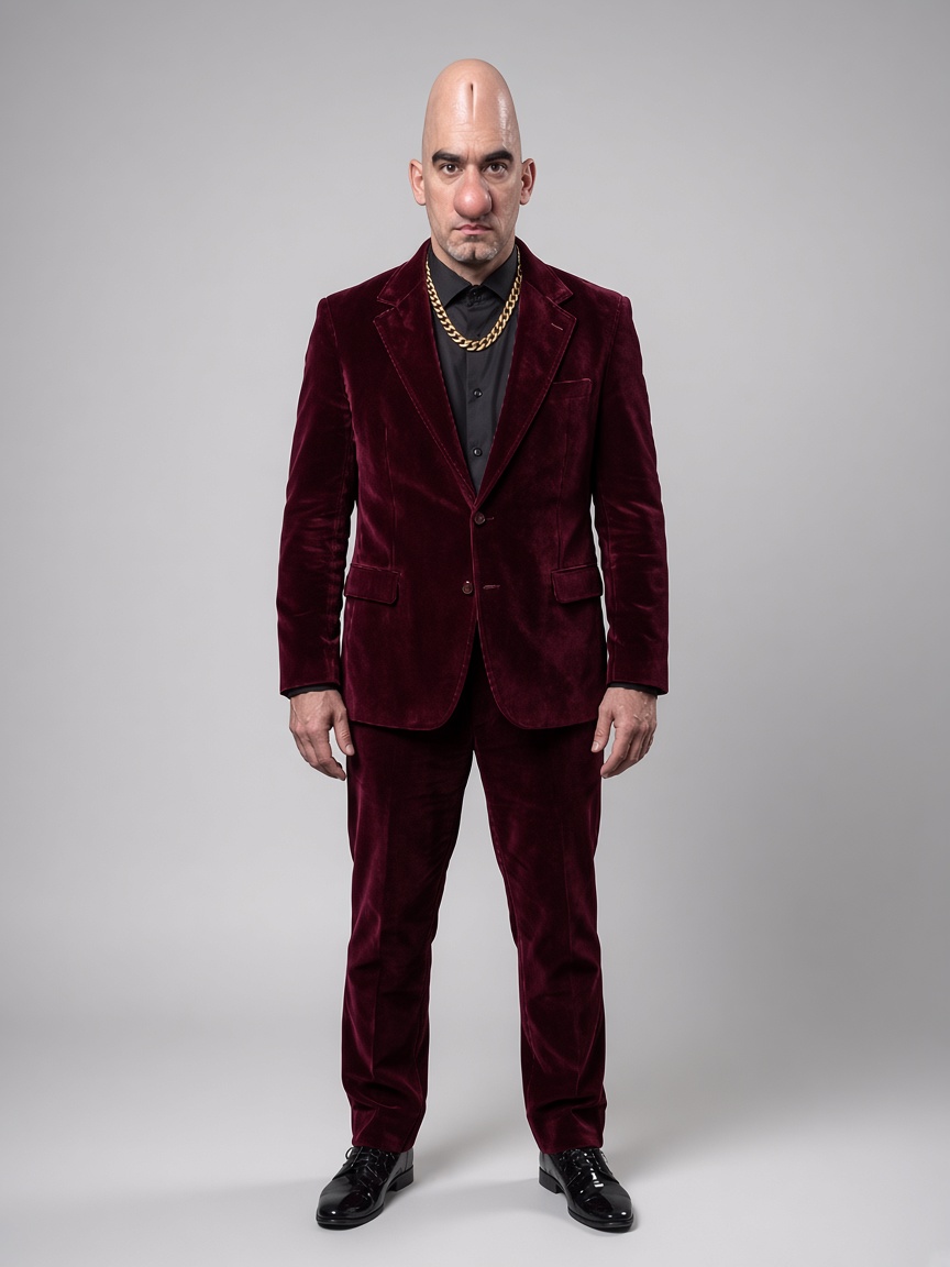 MRDICK, full-body portrait