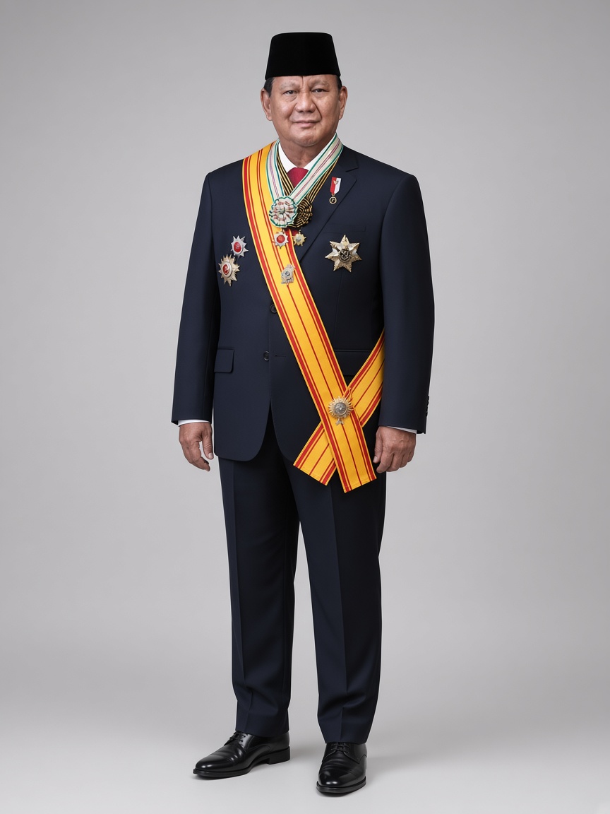 Wowo, full-body portrait