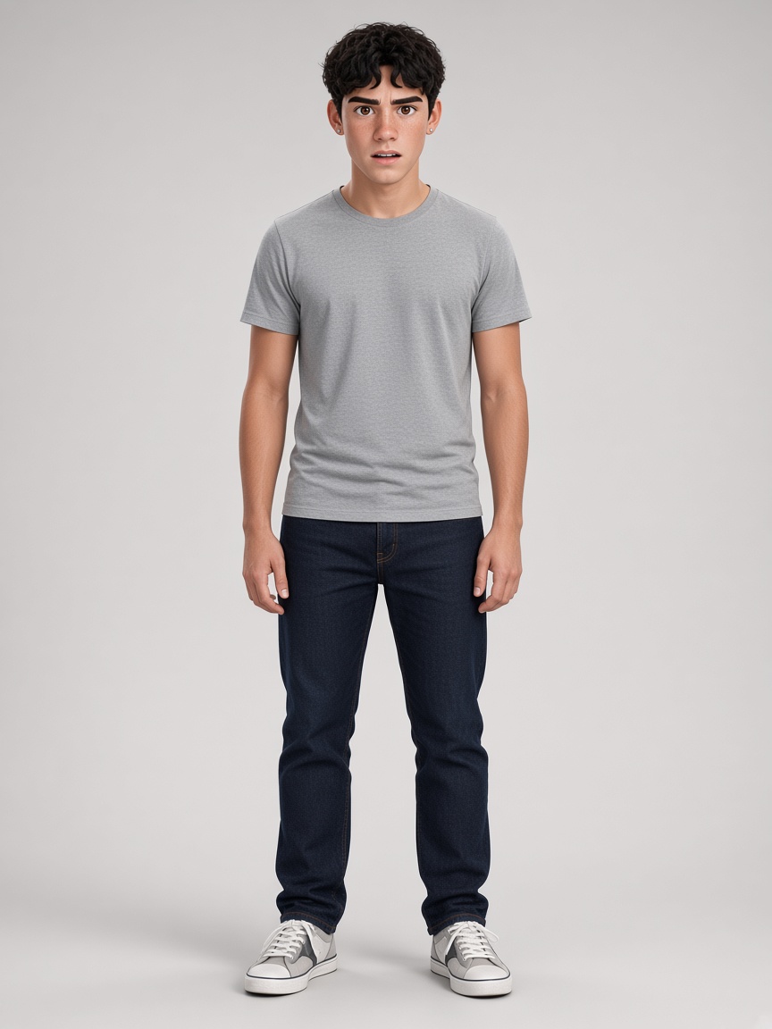 Aiden, full-body portrait