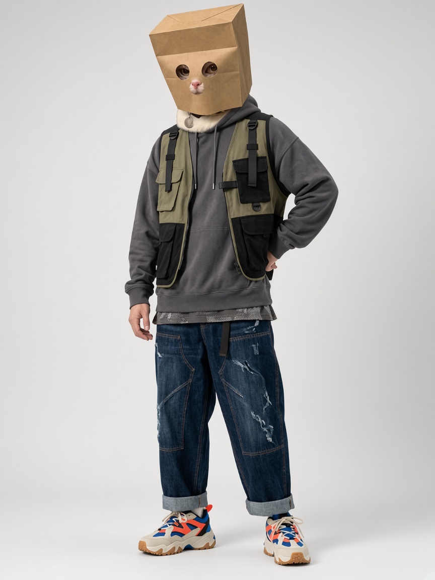 ZCAT, full-body portrait