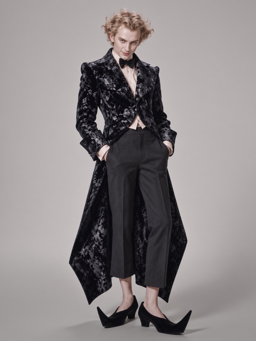 Adult Rumpelstiltskin, full-body portrait
