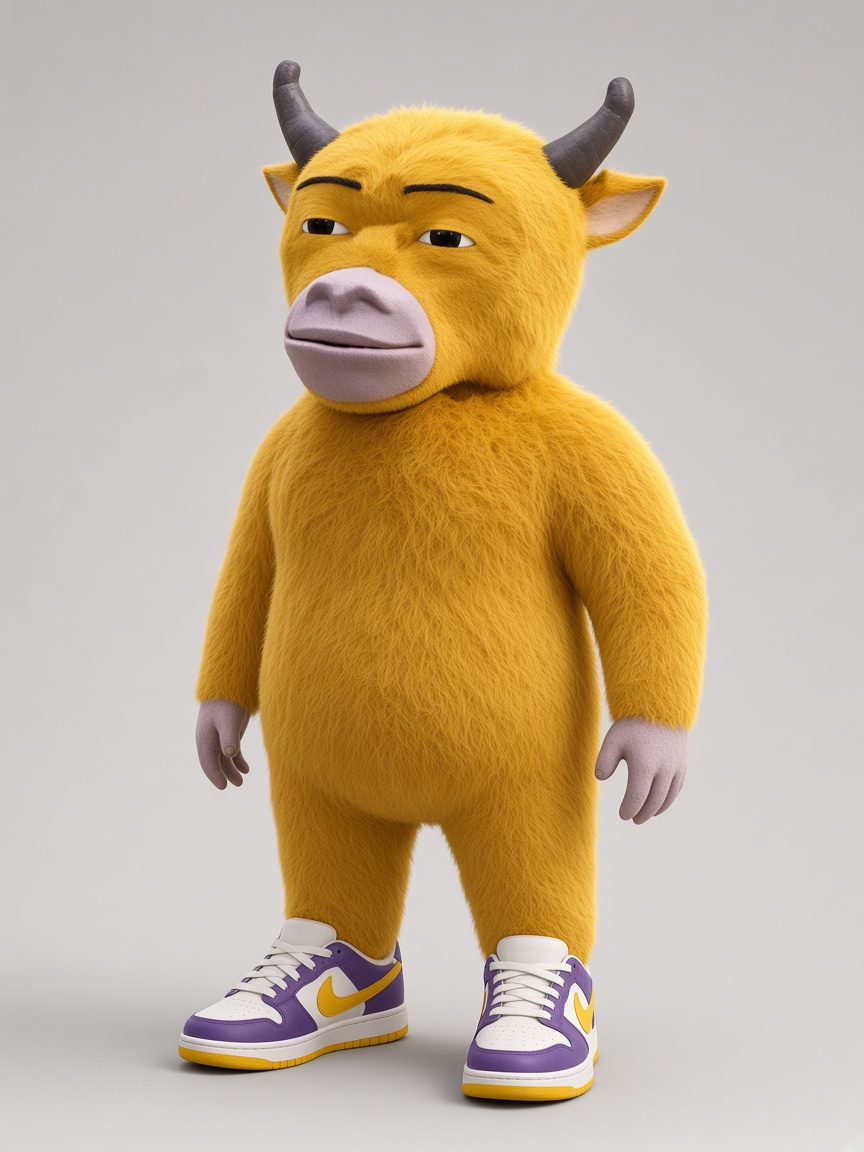牛来 Níu Lái, full-body portrait