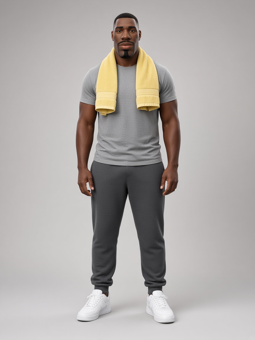NIGGA FN, full-body portrait