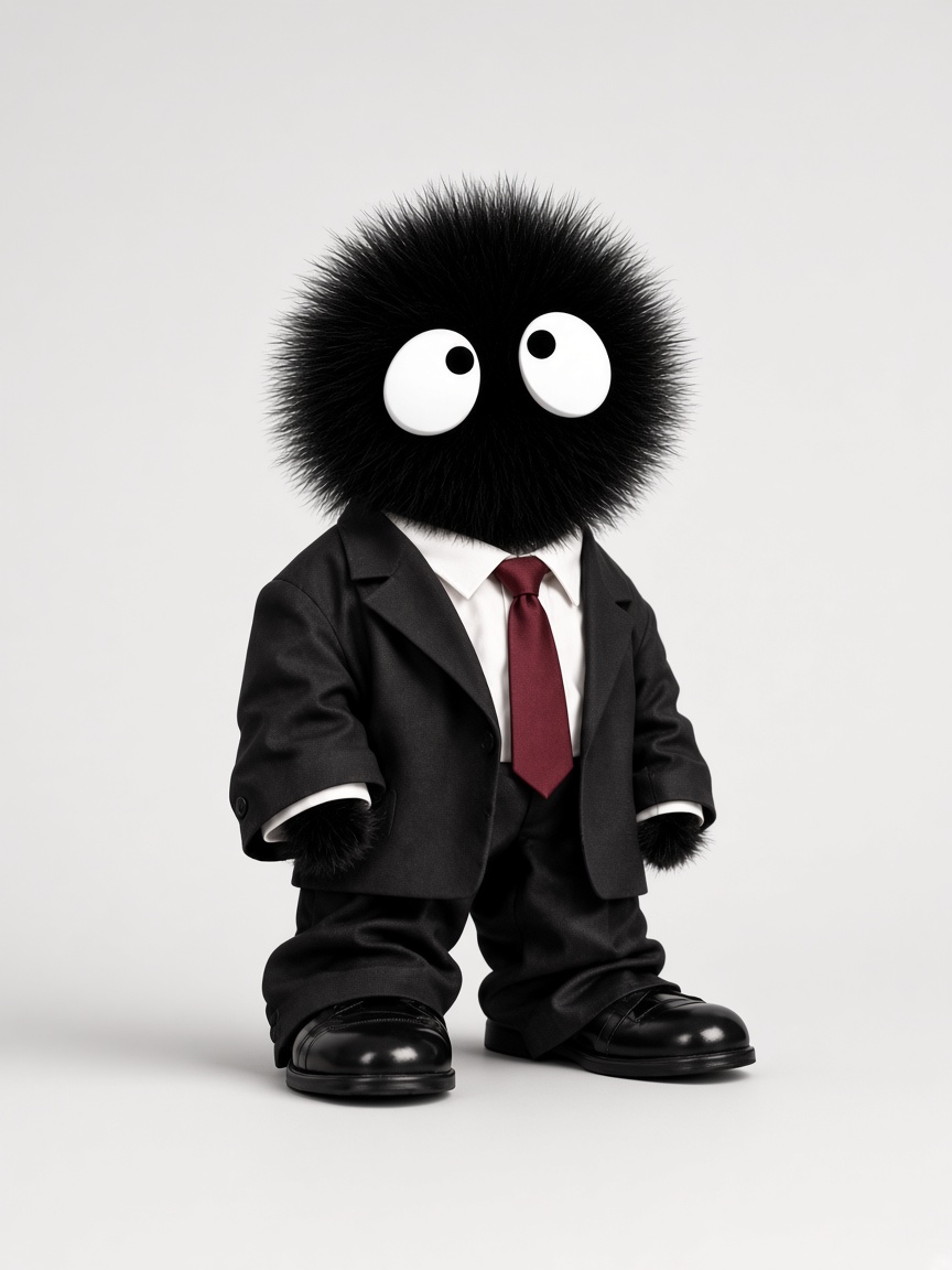 SOOT, full-body portrait