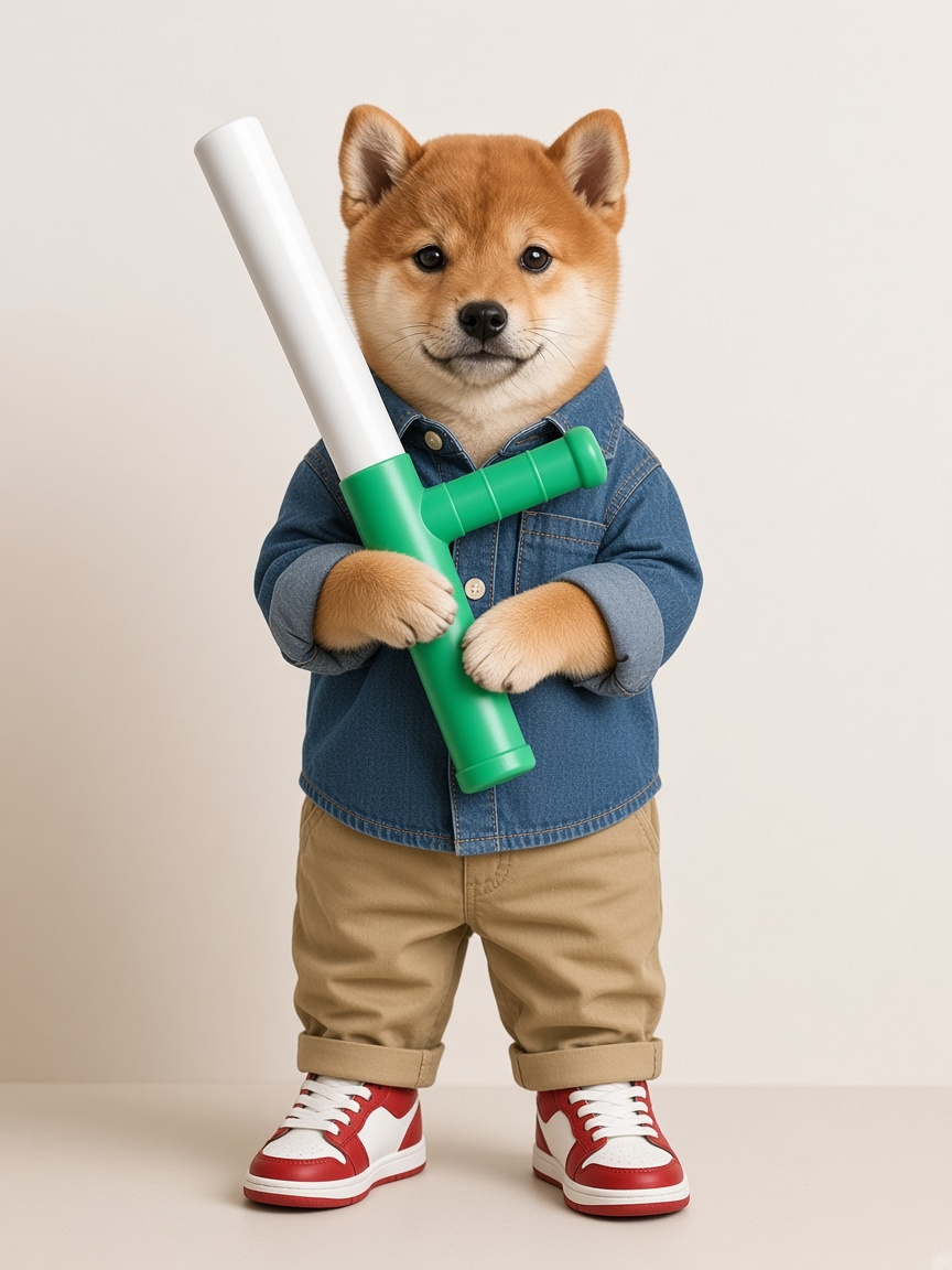 baton, full-body portrait