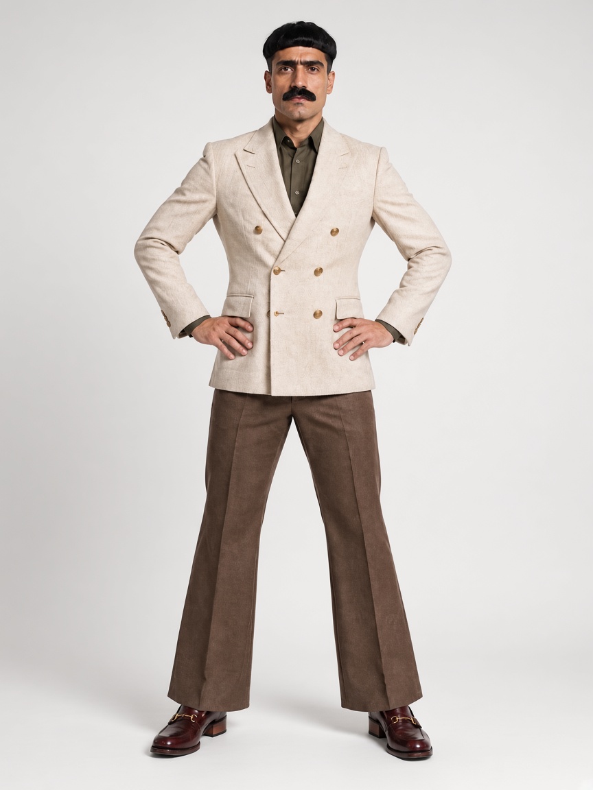 Rakesh, full-body portrait
