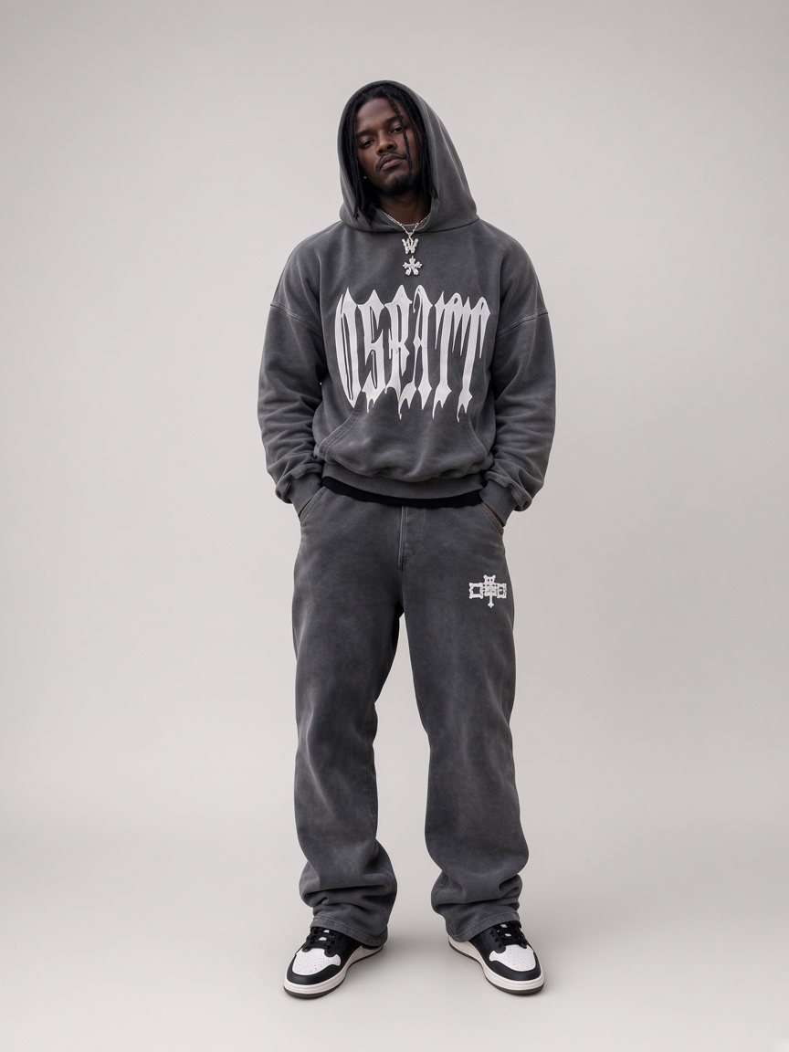 ROADMAN, full-body portrait