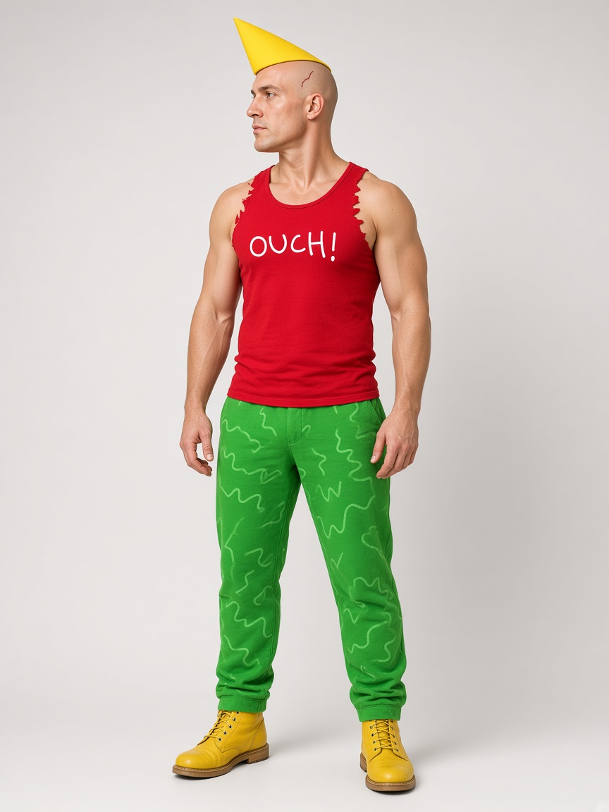 Chad Thundercock, full-body portrait
