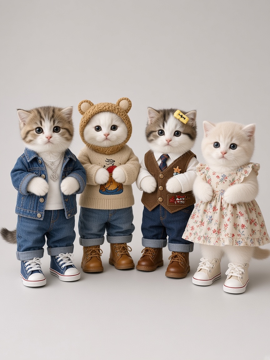 MeowTakeOver, full-body portrait