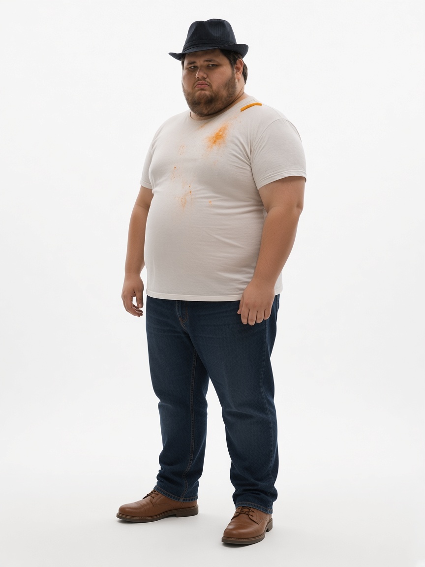 Eugene, full-body portrait