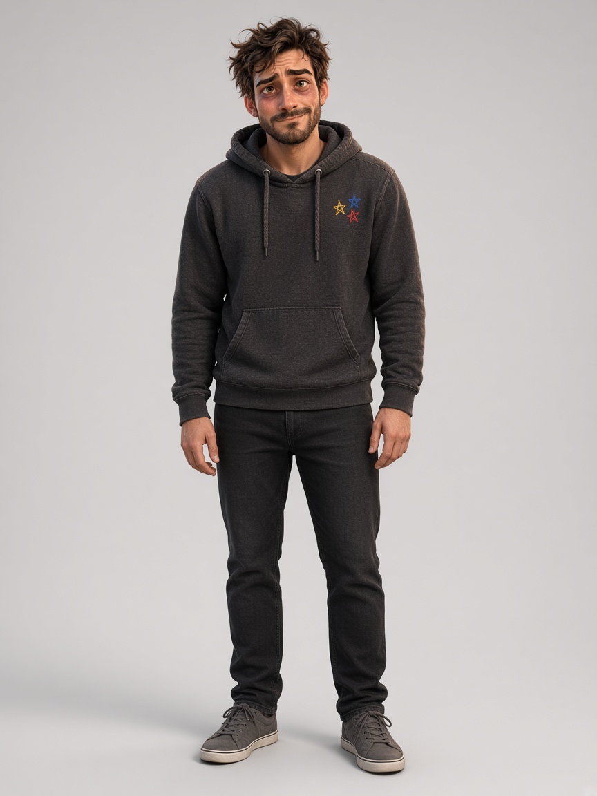 Dadchain, full-body portrait